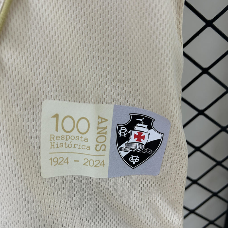 Conjunto Infantil - Vasco da Gama 24/25 III Consciência Negra Bege