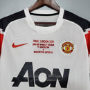 Camisa Retrô Final Champions Manchester United 2010/2011 Away Branca