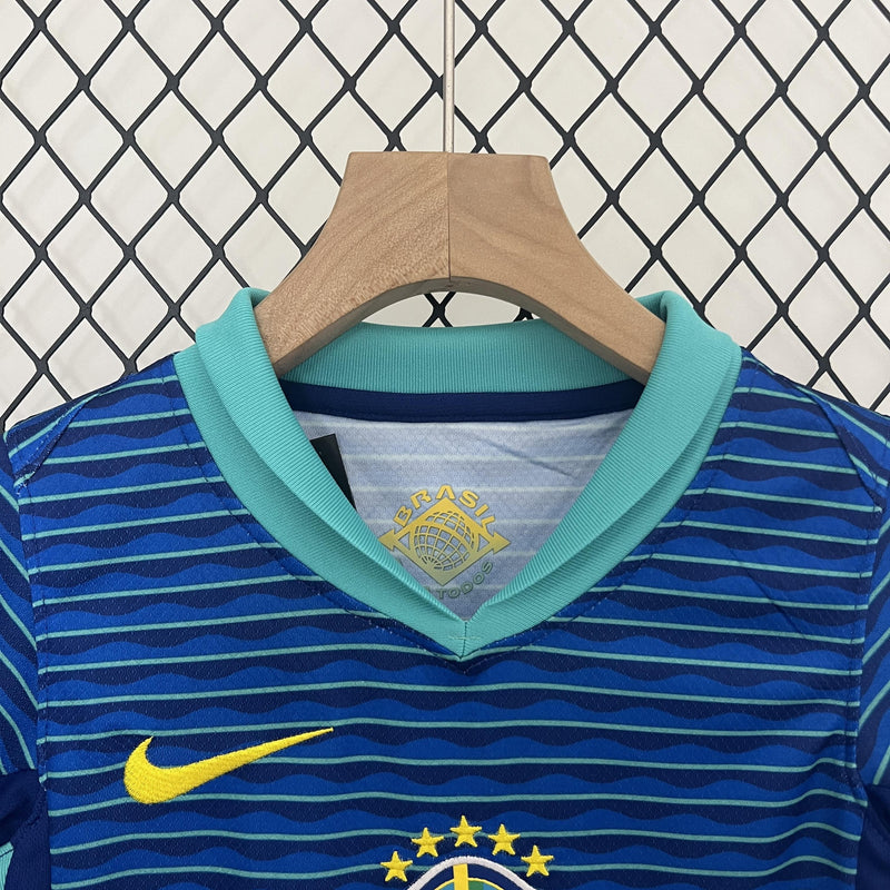 Conjunto Infantil - Brasil 2024 II Away