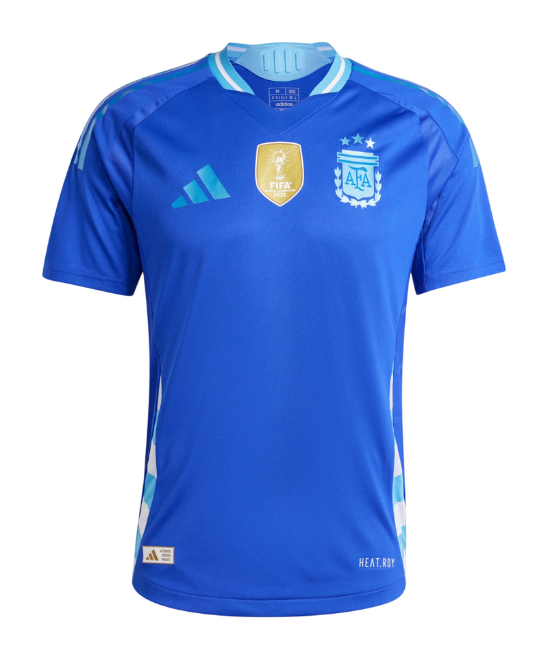 Camisa Argentina II 24/25 Torcedor Masculina + Patch Campeão do Mundo