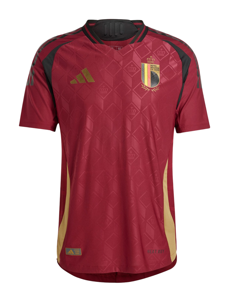 Camisa Bélgica I 24/25 - Torcedor Masculina - Bordô