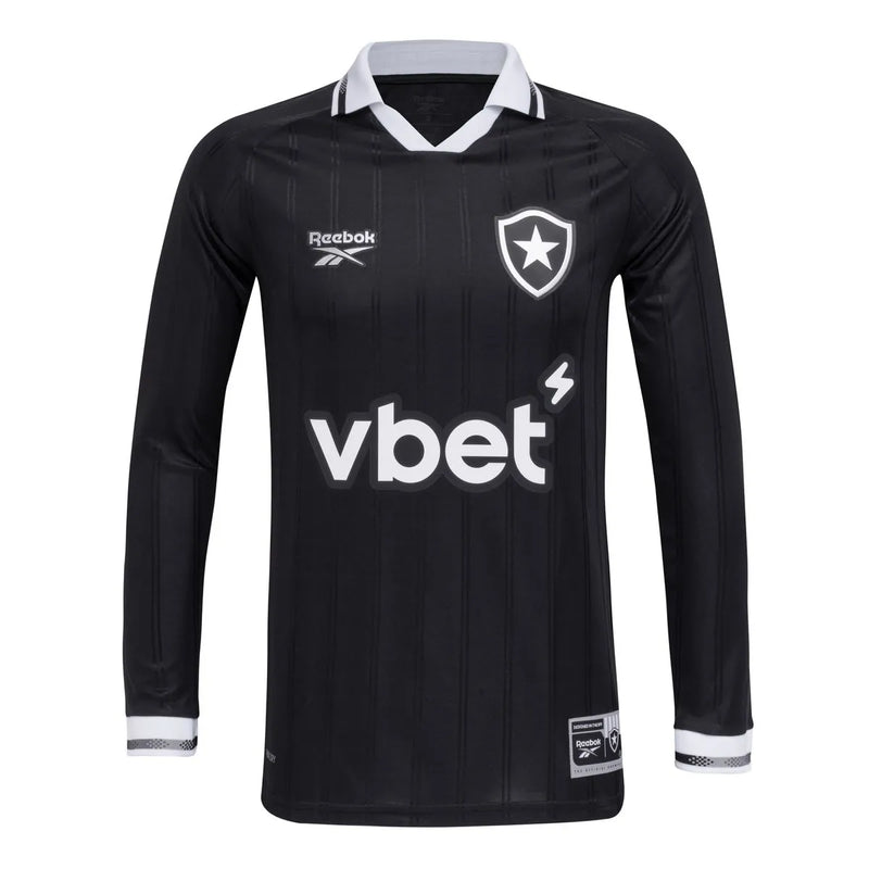 Camisa Botafogo Away - Manga Longa25/26 - Preta