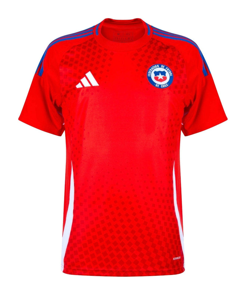 Camisa Chile I 24/25 - Torcedor Masculina - Vermelho