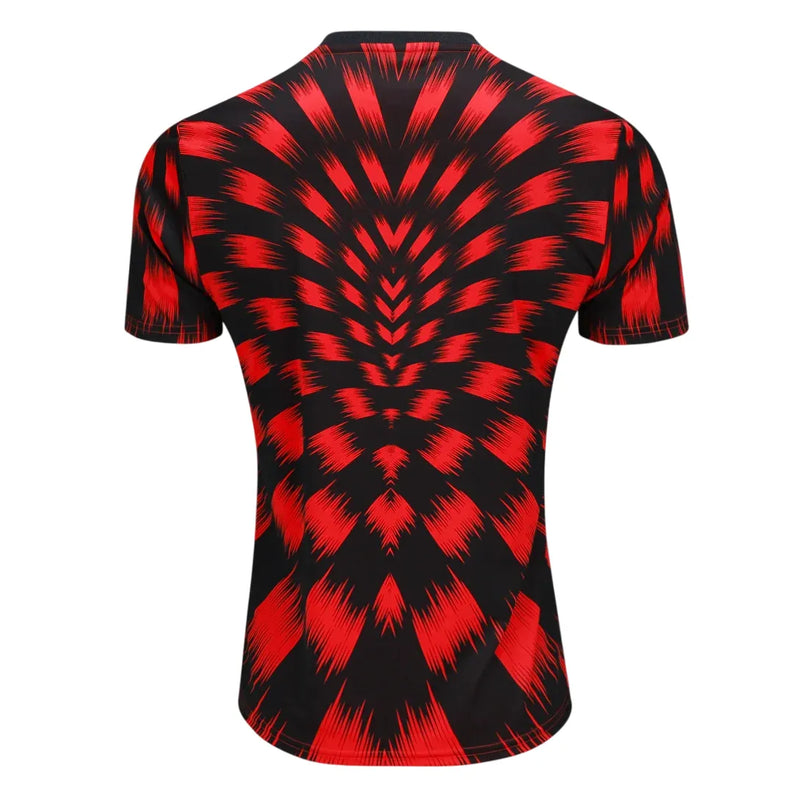 Camisa Flamengo Pré Jogo 25/26 - Preto e Vermelho