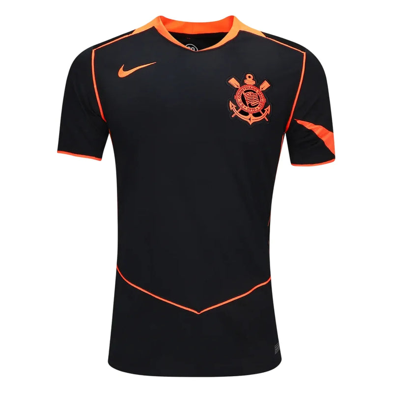 Camisa Corinthians Third 25/26 - Preta e Laranja