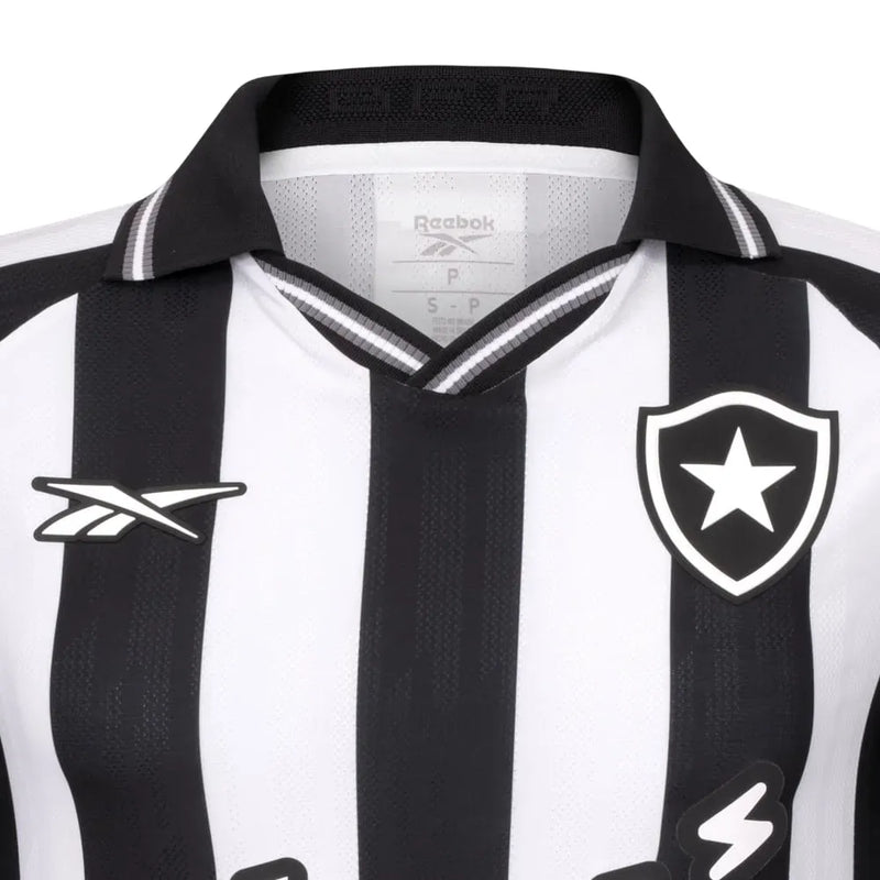 Camisa Botafogo Home 25/26 - Preta e Branca