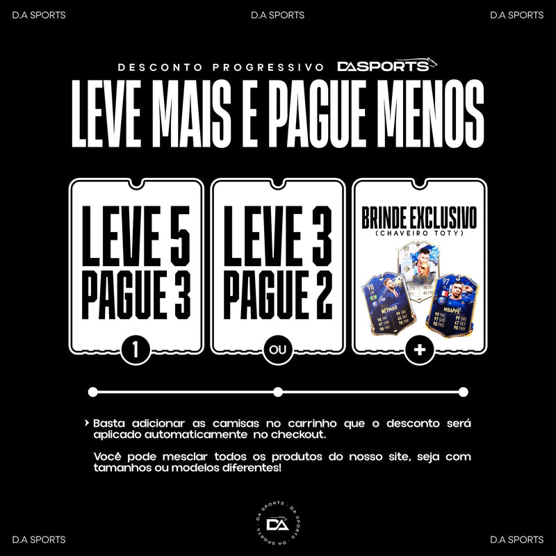 Camisa São Paulo Comemorativa 25/26 - Vermelho e Preto