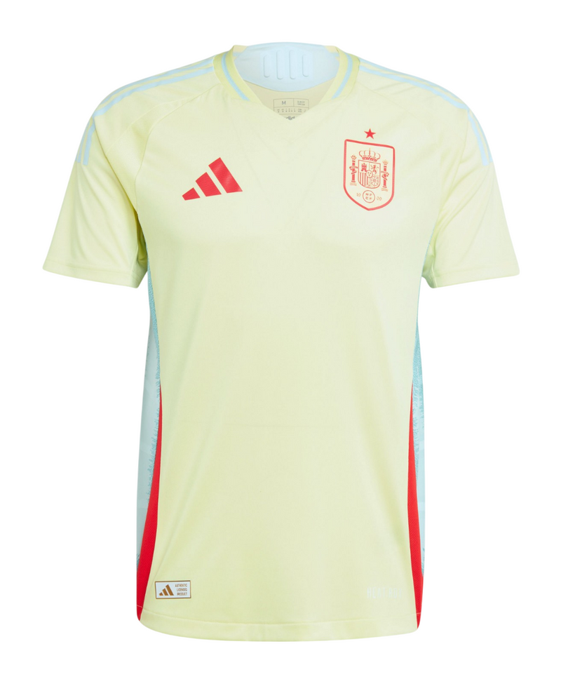 Camisa Espanha II 24/25 - Torcedor Masculina - Amaerlo Neon