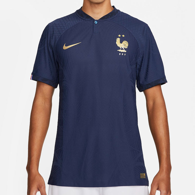 Camisa França I 2022 Torcedor Masculina - Azul Marinho