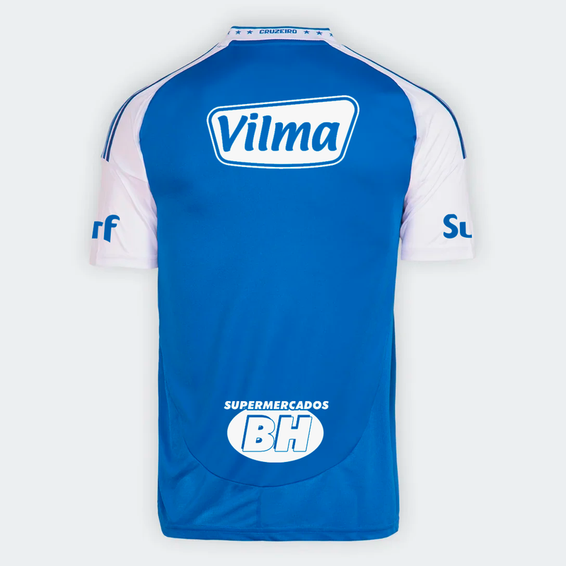 Camisa Cruzeiro Home 25/26 - Azul e Branco
