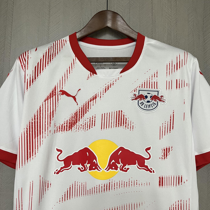 Camisa Redbull Leipzig Home 24/25 - Branco e Vermelho