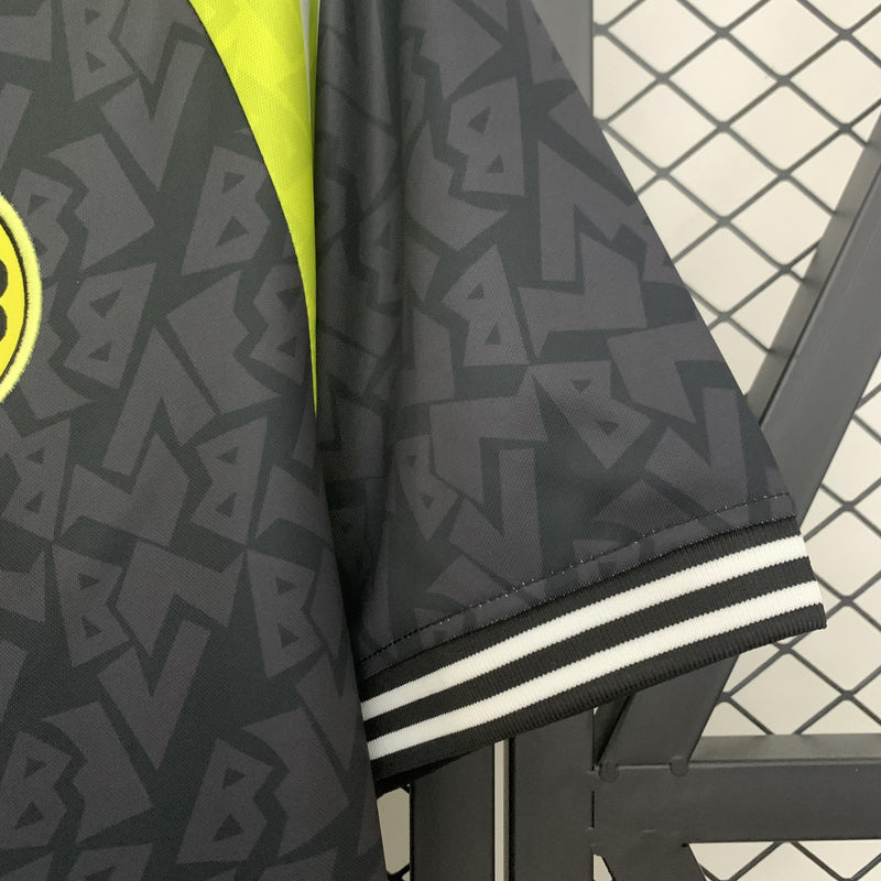 Camisa Retrô Borussia Dortmund 1995/1996 II Away - Preta