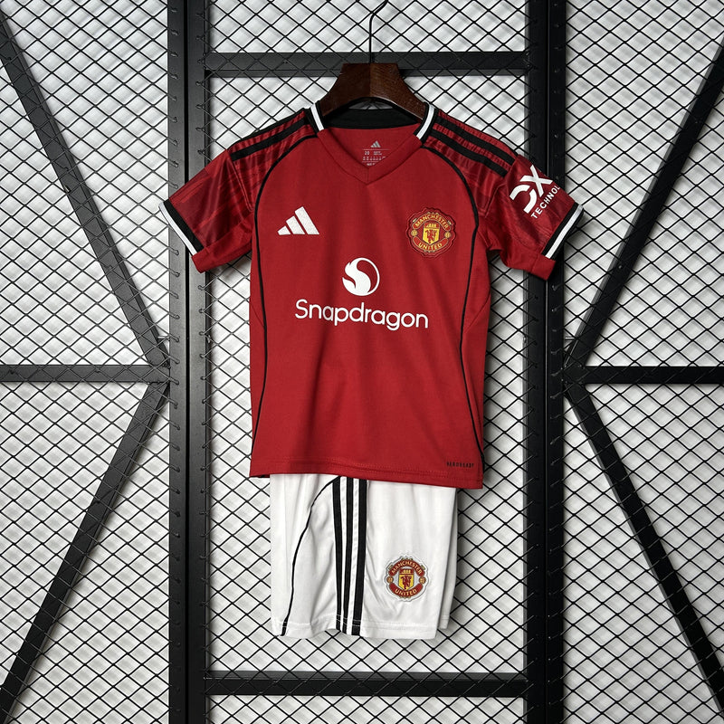 Conjunto Infantil - Manchester United 25/26 I Home