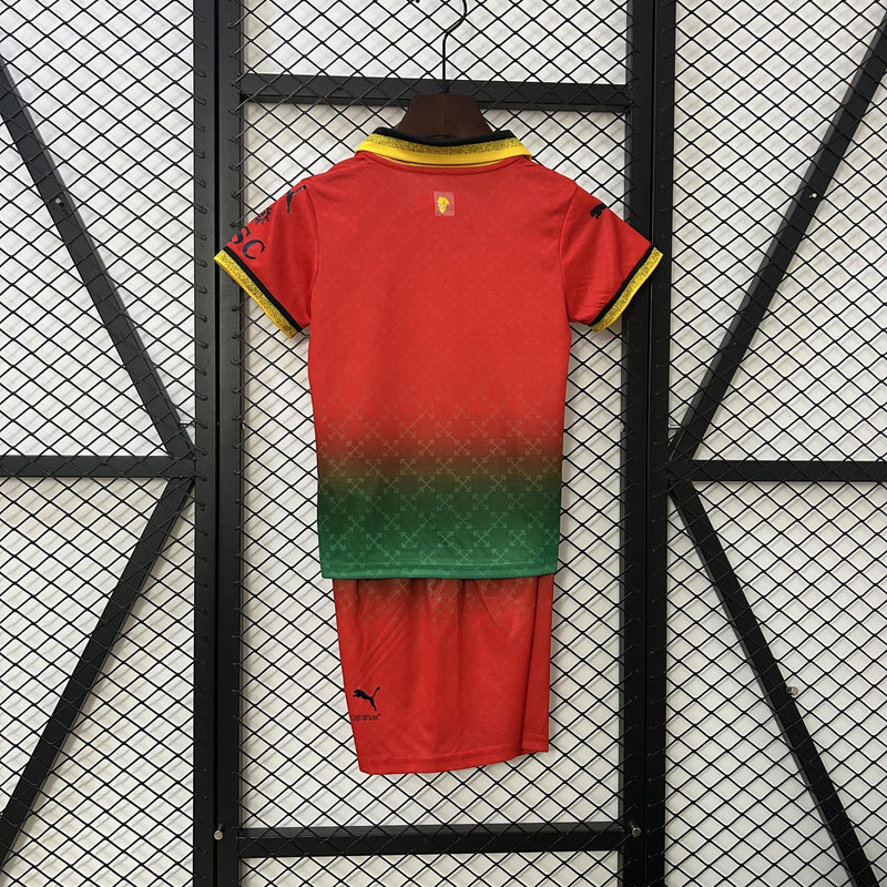 Conjunto Infantil - Milan x Off-White 25/26 Vermelha