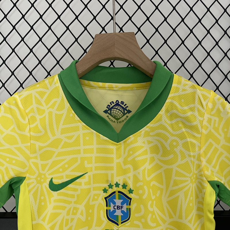 Conjunto Infantil - Seleção Brasileira 2024 I Home