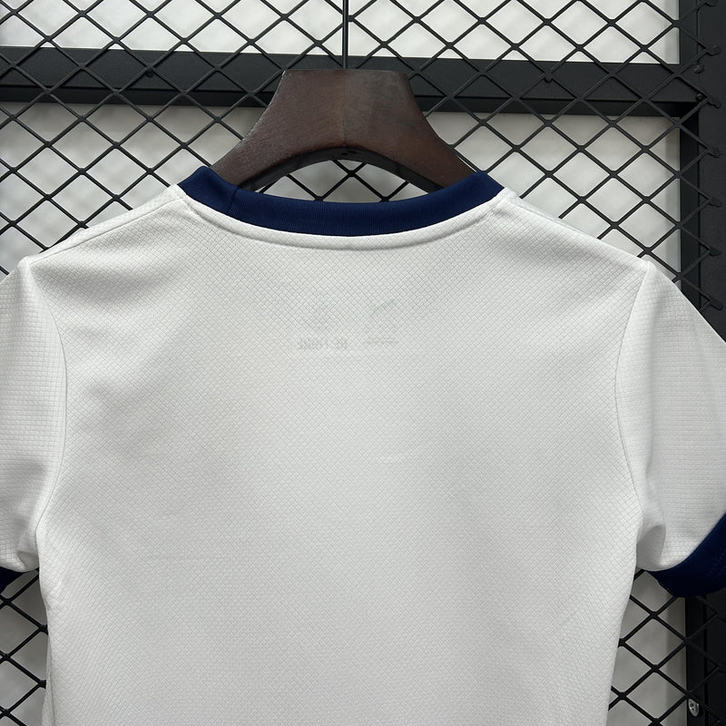 Conjunto Infantil - Portugal 2025 Treino Uniforme Branco