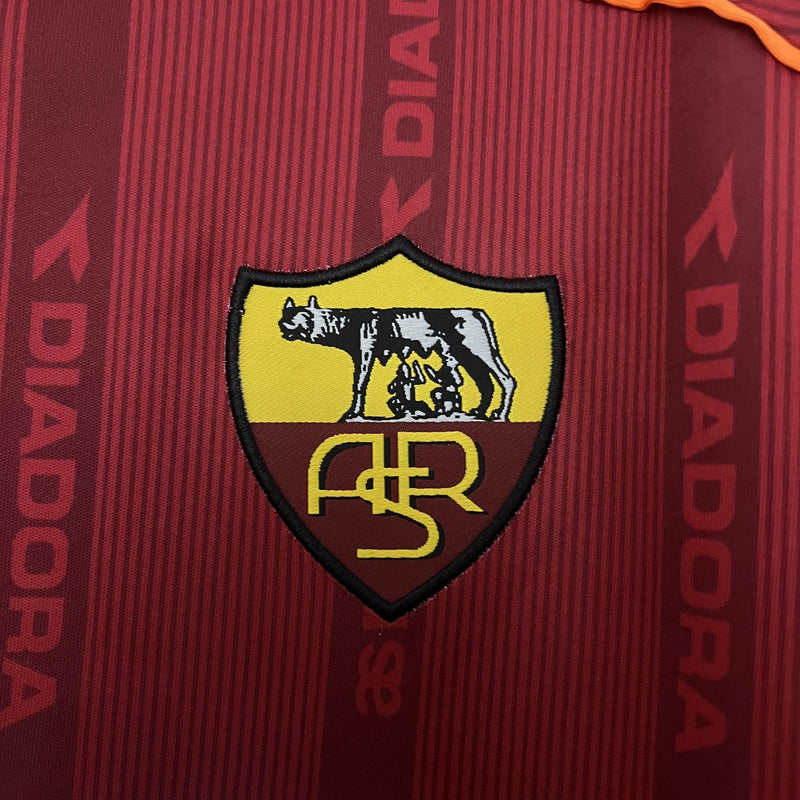 Camisa Retrô Roma 1999/2000 I Home - Diadora
