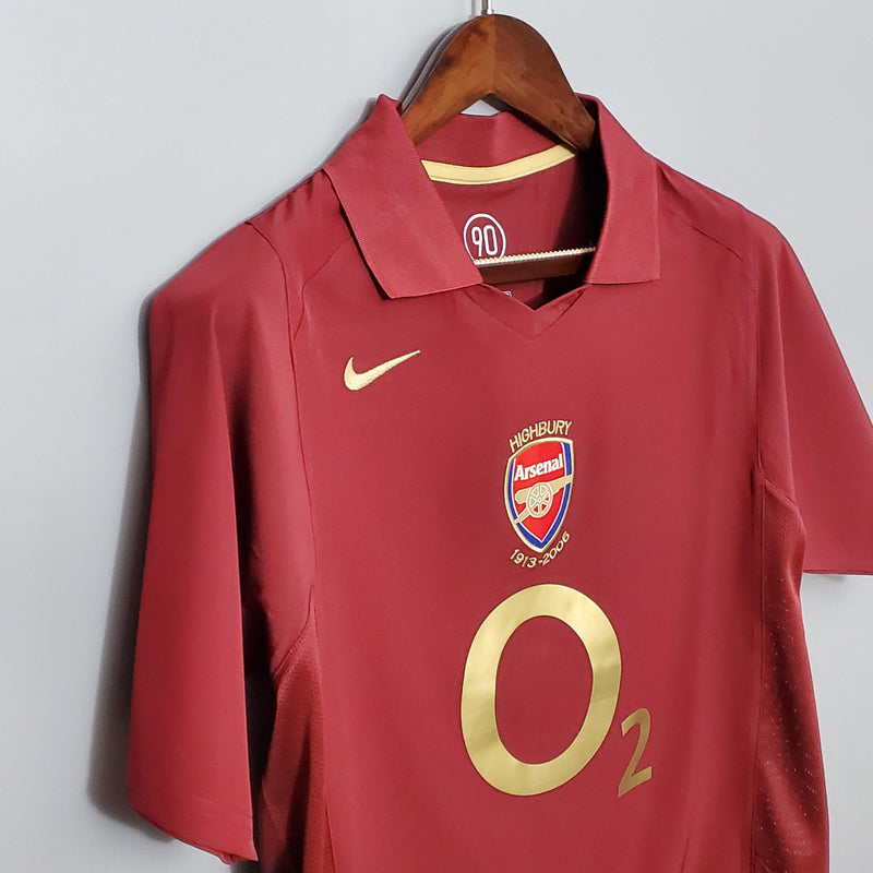 Camisa Retrô Arsenal 2005/2006 I Home