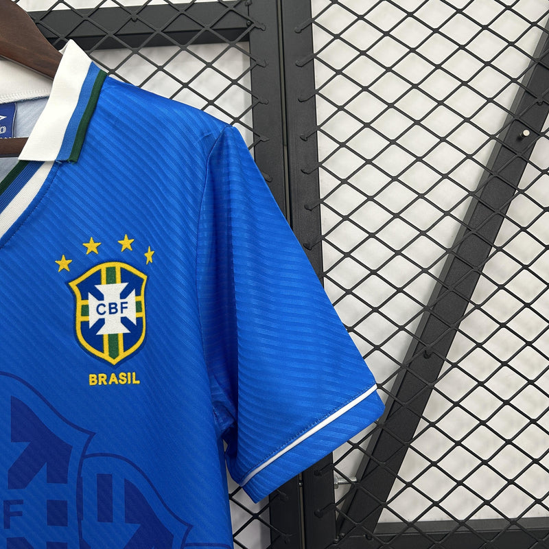 Camisa Retrô Brasil 1993/1994 II Away - Azul - Umbro