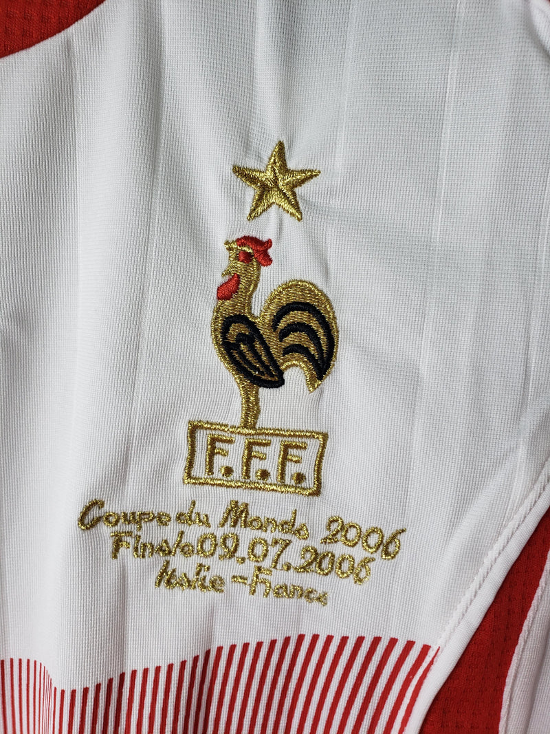 Camisa Retrô França 2006 Final Copa II Away - Branca