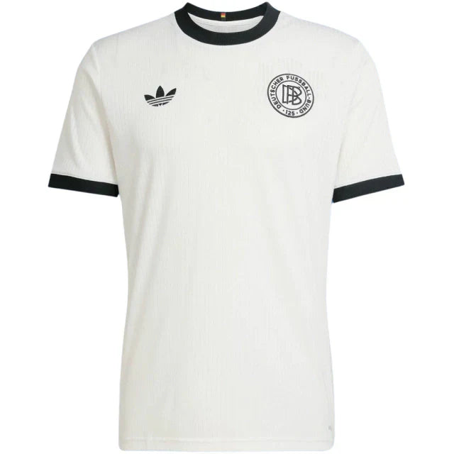 Camisa Alemanha '125th Anniversary' 2025 Torcedor Masculina - Branca