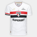Camisa São Paulo Home 25/26 - Branco e Veremelha