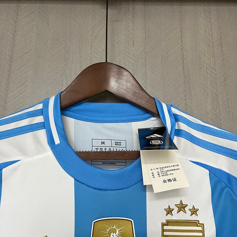 Camisa Seleção Argentina Home 2024/25 - Branca e Azul