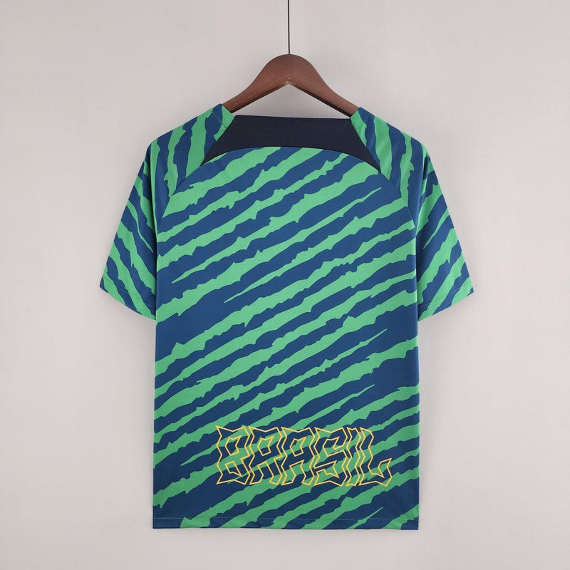Camisa Seleção Brasil 2022 - Verde e Azul - Edição Especial