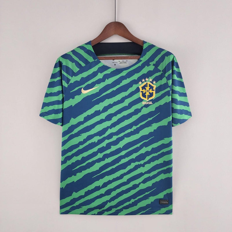 Camisa Seleção Brasil 2022 - Verde e Azul - Edição Especial