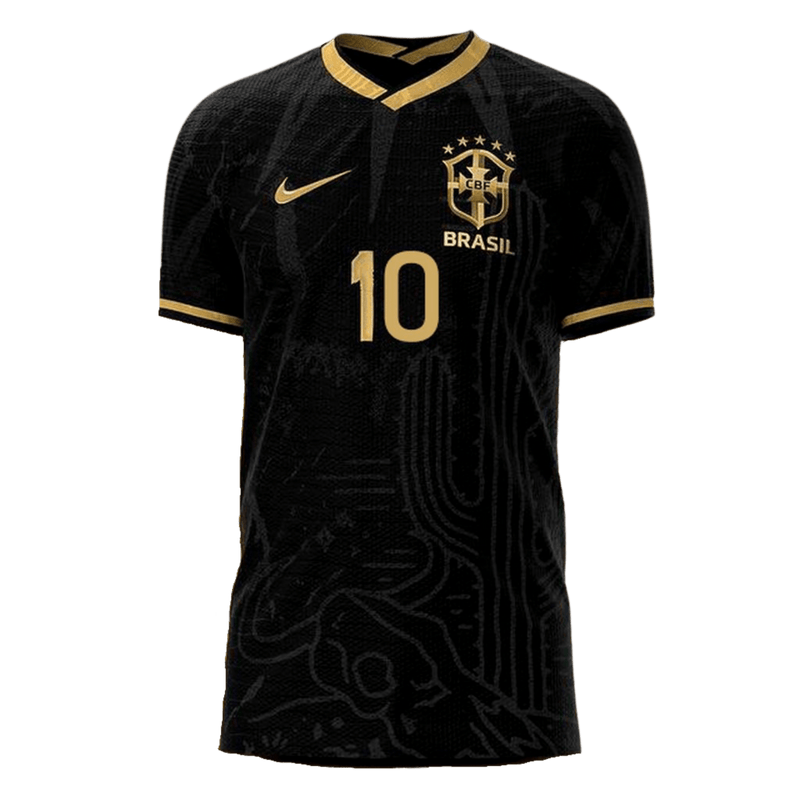 Camisa Seleção Brasil Fourth 2022 - Preto - Conceito Nordeste