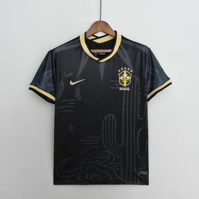 Camisa Seleção Brasil Fourth 2022 - Preto - Conceito Nordeste