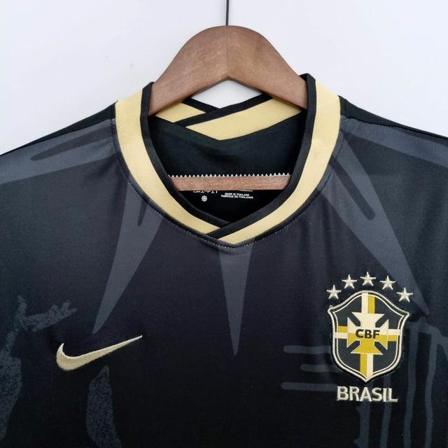 Camisa Seleção Brasil Fourth 2022 - Preto - Conceito Nordeste