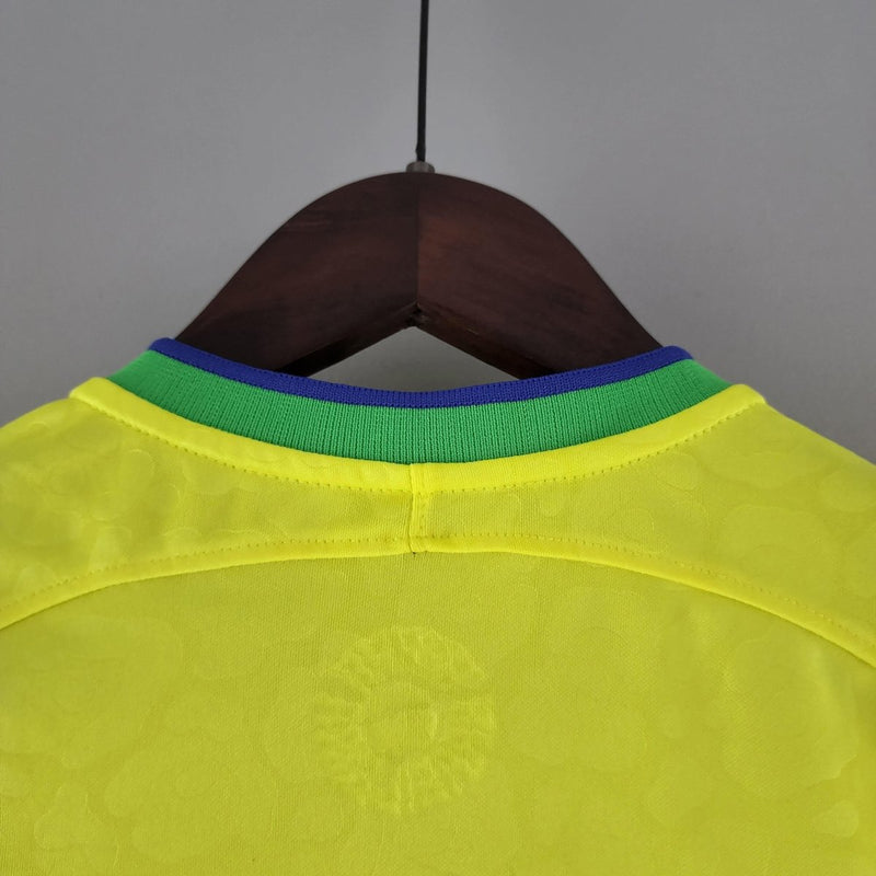 Camisa Seleção Brasil I 22/23 - Amarelo - (Feminina)