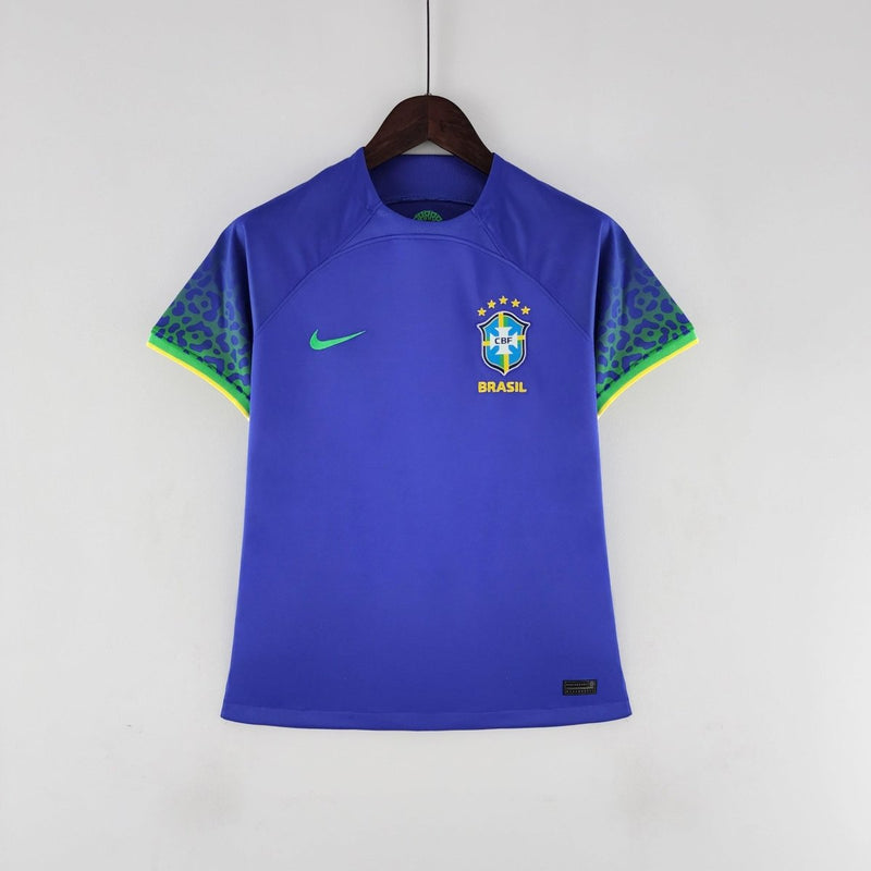 Camisa Seleção Brasil II 22/23 - Azul - (Feminina)