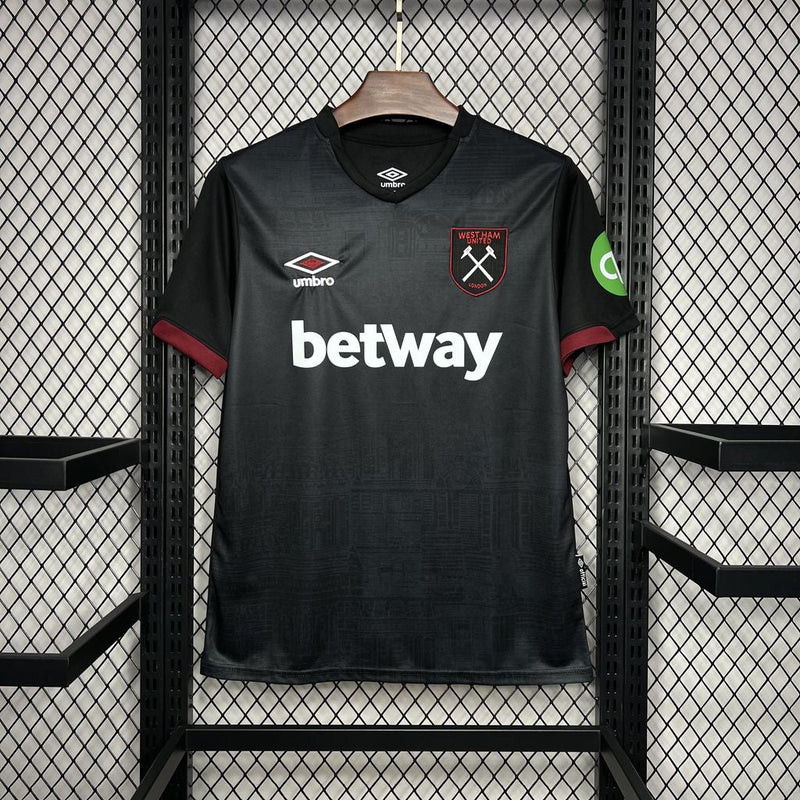 Camisa West Ham Away 24/25 - Preto