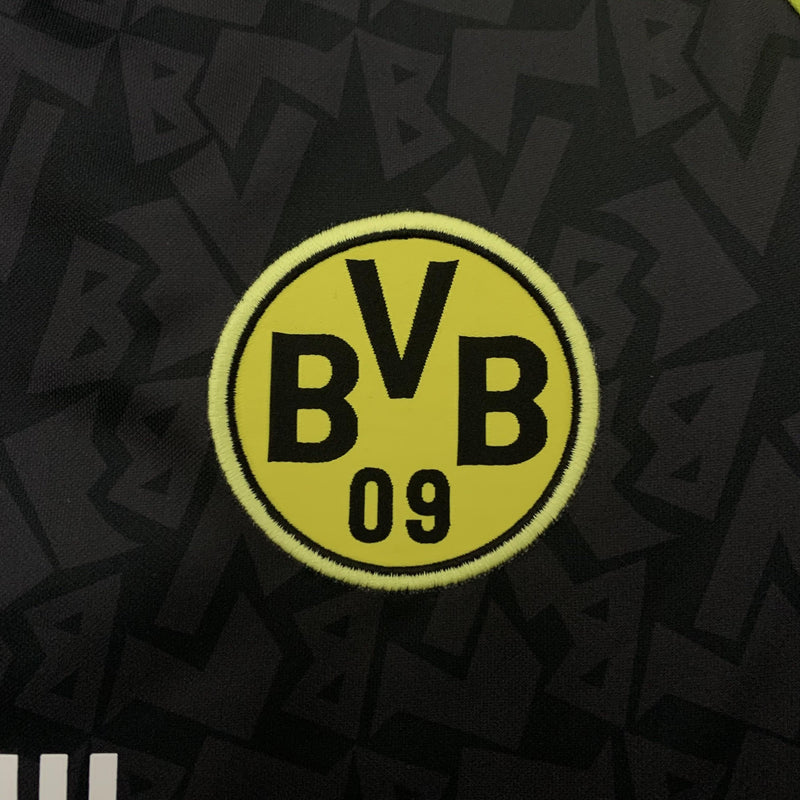 Camisa Retrô Borussia Dortmund 1995/1996 II Away - Preta