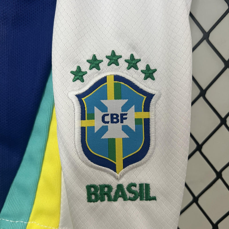 Conjunto Infantil - Brasil 2024 II Away