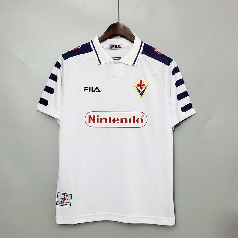 Camisa Retrô Fiorentina 1998 II Away - Branca -
