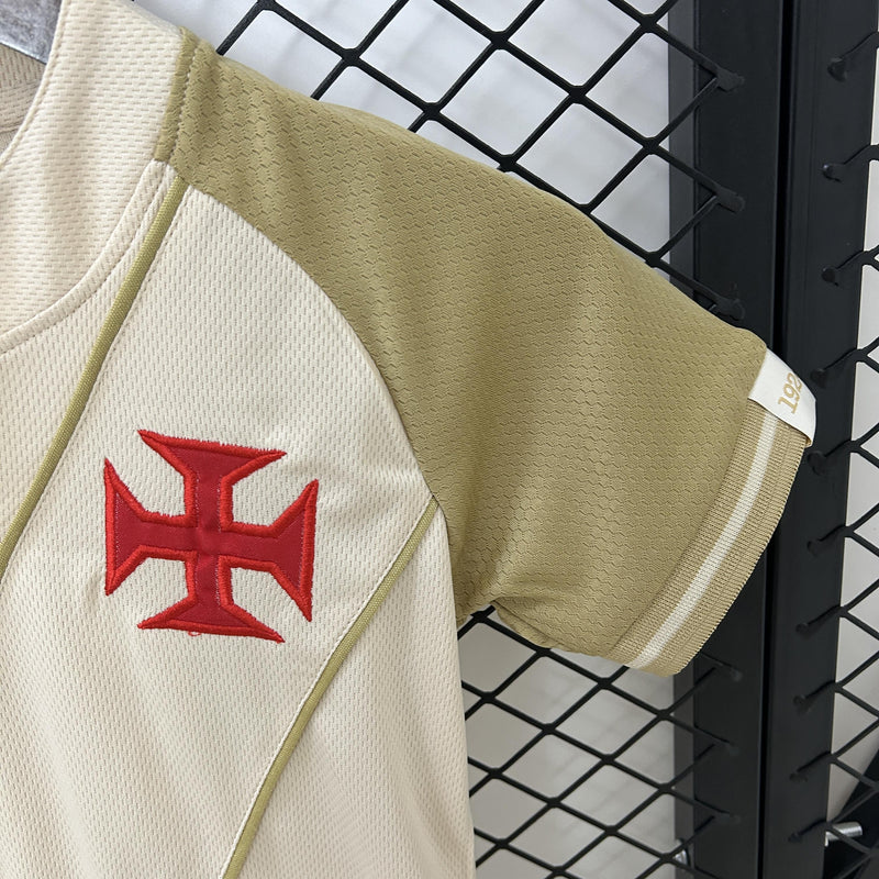 Conjunto Infantil - Vasco da Gama 24/25 III Consciência Negra Bege