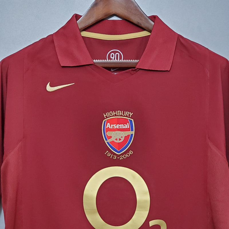 Camisa Retrô Arsenal 2005/2006 I Home
