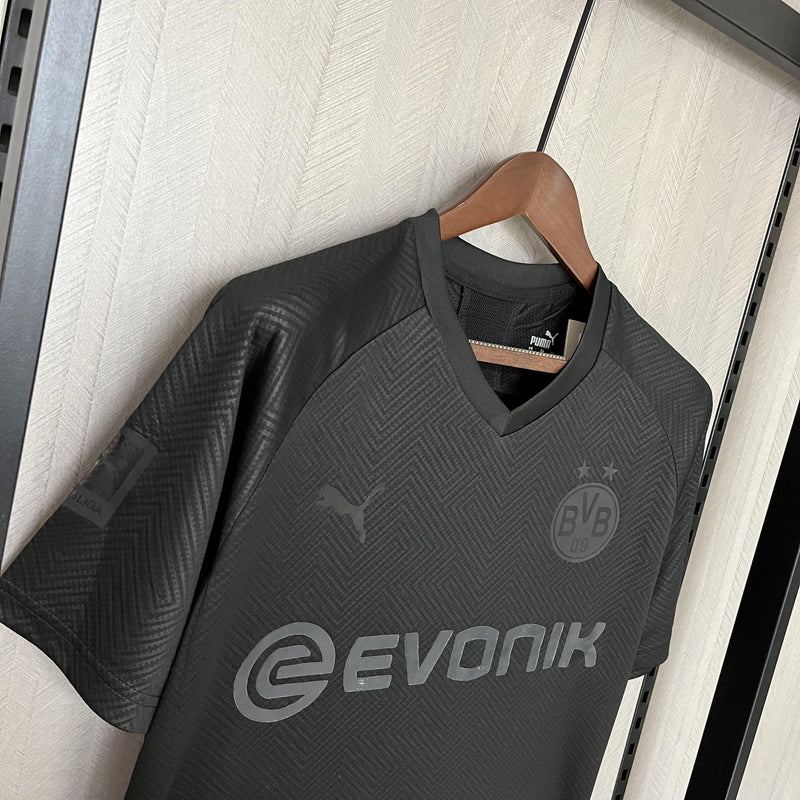 Camisa Retrô Borussia Dortmund 2019/20 All Black - Torcedor