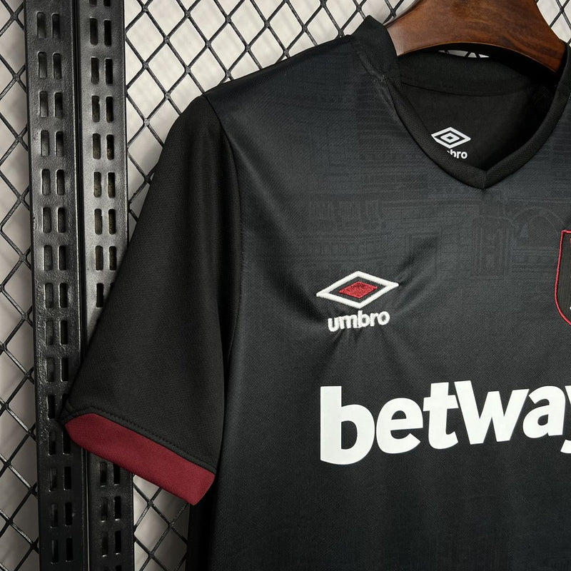 Camisa West Ham Away 24/25 - Preto