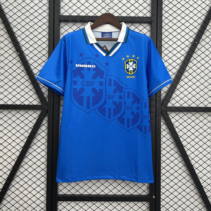 Camisa Retrô Brasil 1993/1994 II Away - Azul - Umbro