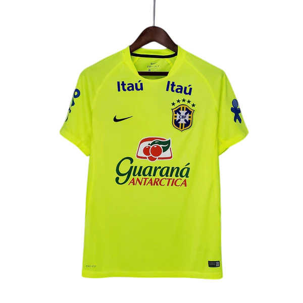 Camisa Seleção Brasileira Treino - - Verde Fluorescente