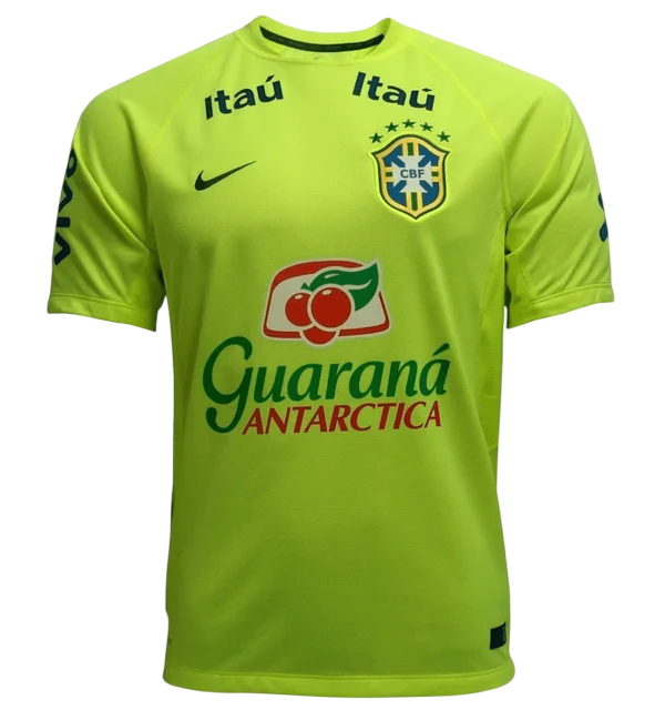 Camisa Seleção Brasileira Treino - - Verde Fluorescente