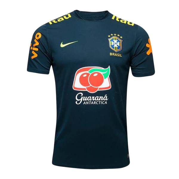 Camisa Seleção Brasileira Treino - - Azul Marinho