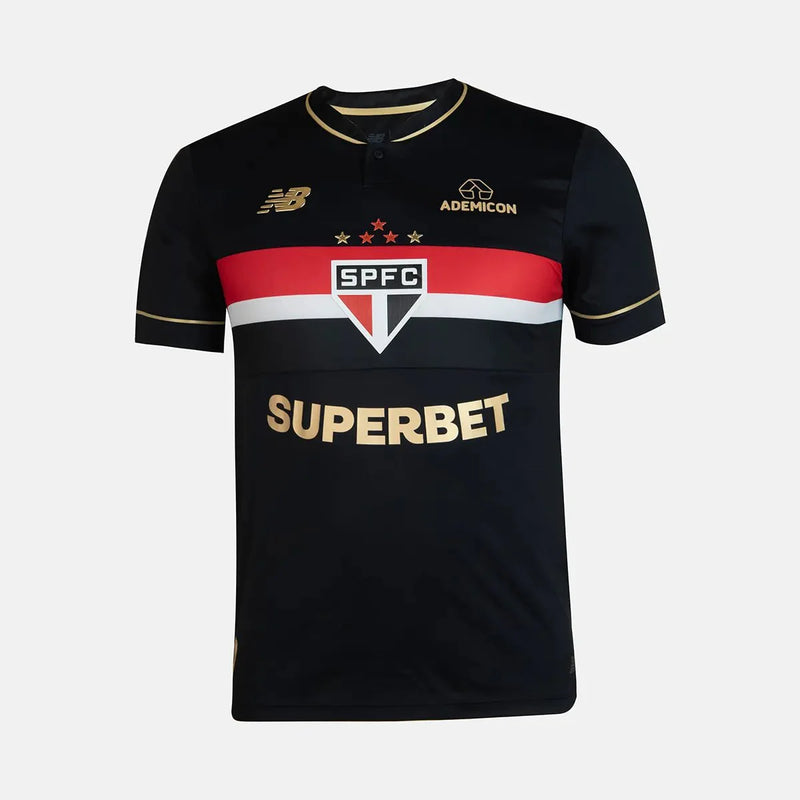 Camisa São Paulo Comemorativa 25/26 - Vermelho e Preto