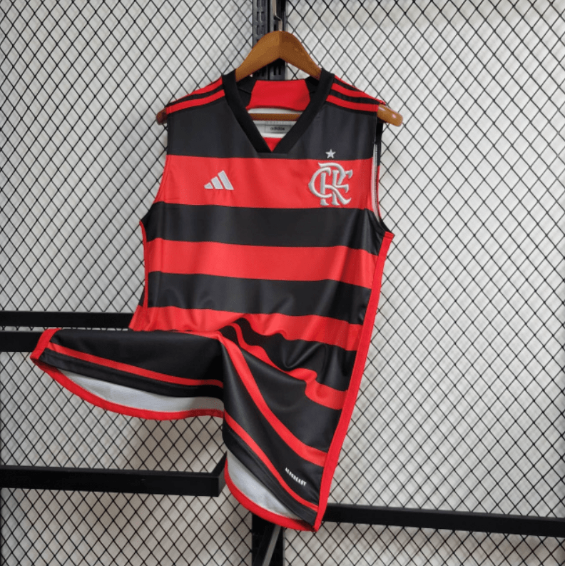 Camiseta Flamengo Home 24/25 - Vermelho e Preto