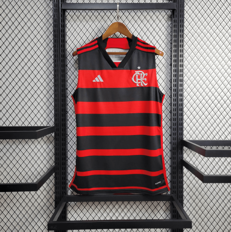 Camiseta Flamengo Home 24/25 - Vermelho e Preto
