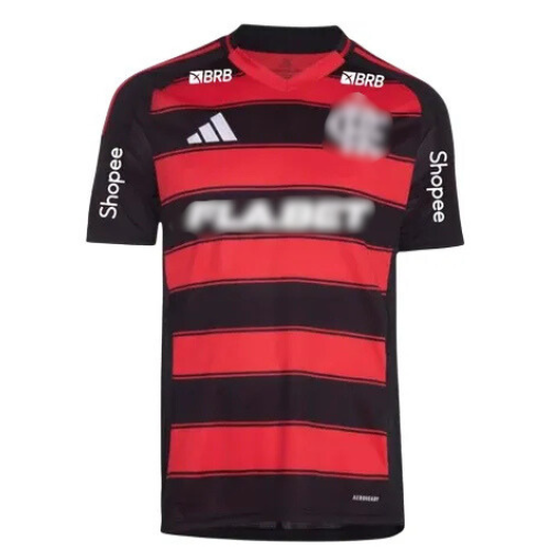 Camisa Flamengo Home 25/26 - Vermelho e Preto